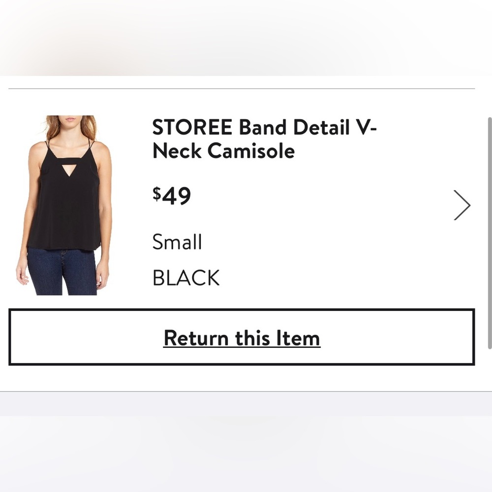 STOREE Band Detail V Neck Cami
